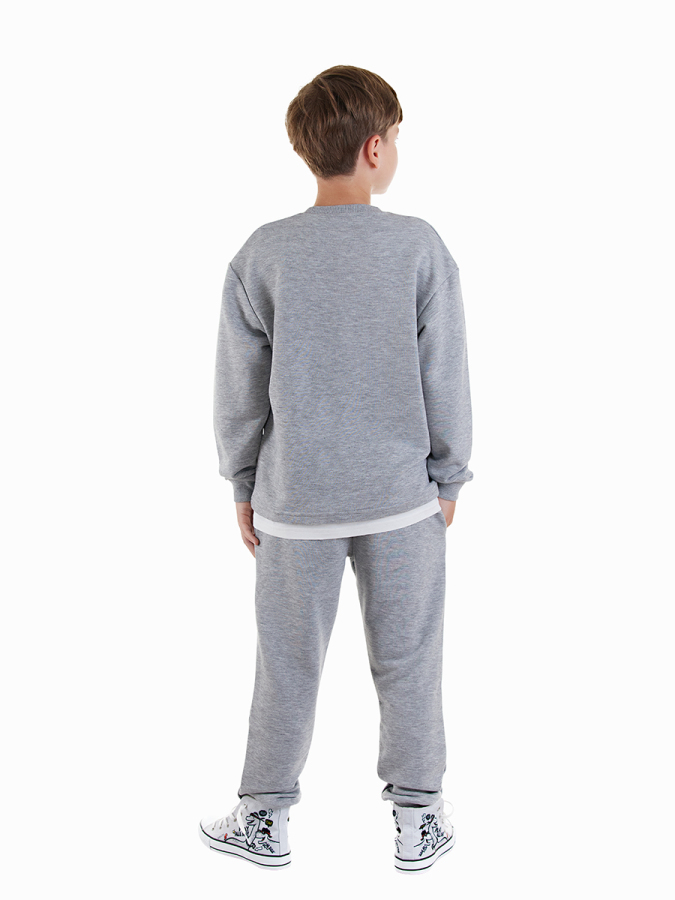 Letters Boy Grey Tracksuit - 2
