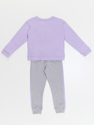 Lilac Leopard Girl Tracksuit - Thumbnail