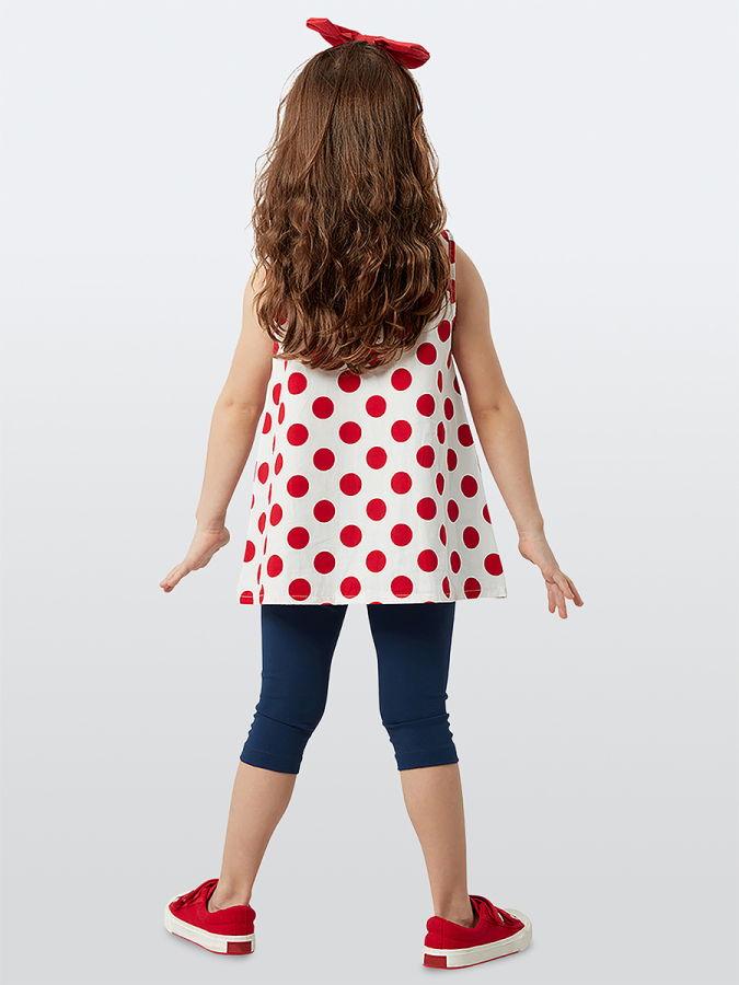 Lily Dotted Tunic Set - 3