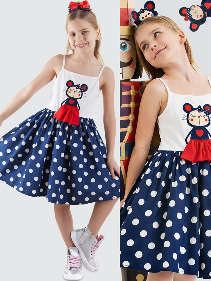Lily Girl Spaghetti Strap Dress - 1
