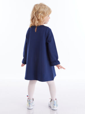 Lilycorn Lacivert Kız Çocuk Elbise