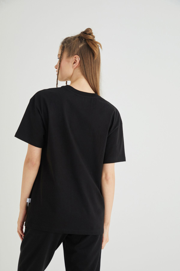 Lisanslı Baskılı Basic T-shirt Kalıp Pamuk - 5