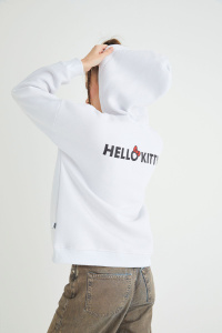Lisanslı Baskılı Kapüşonlu Kalın Sweatshirt - 2