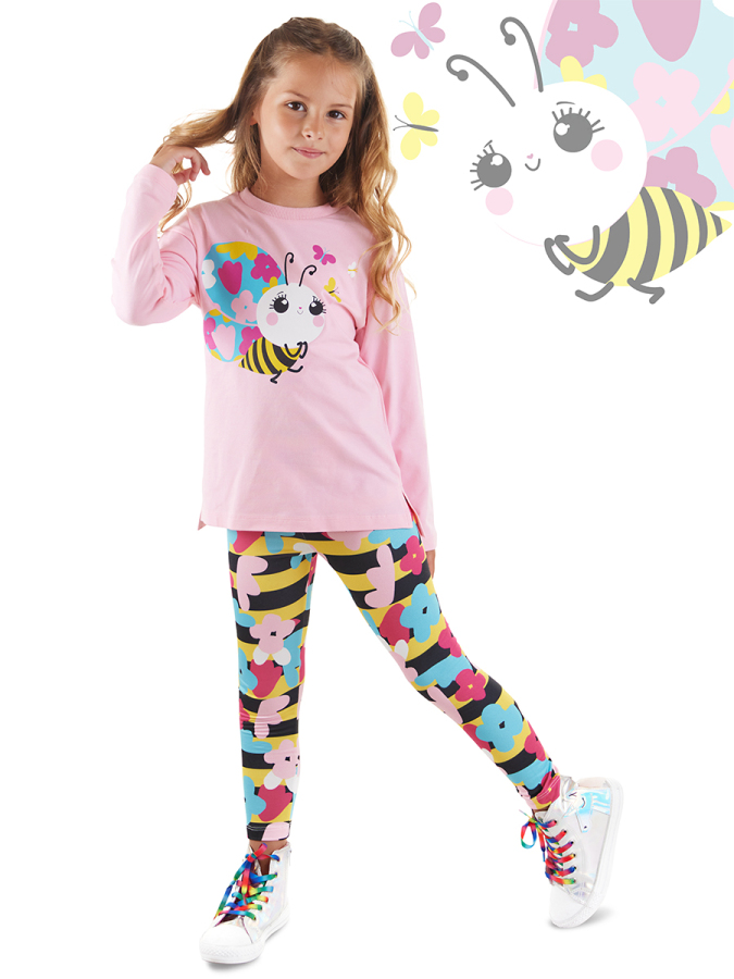 Little Bee Girl T-shirt&Leggings Set - 1
