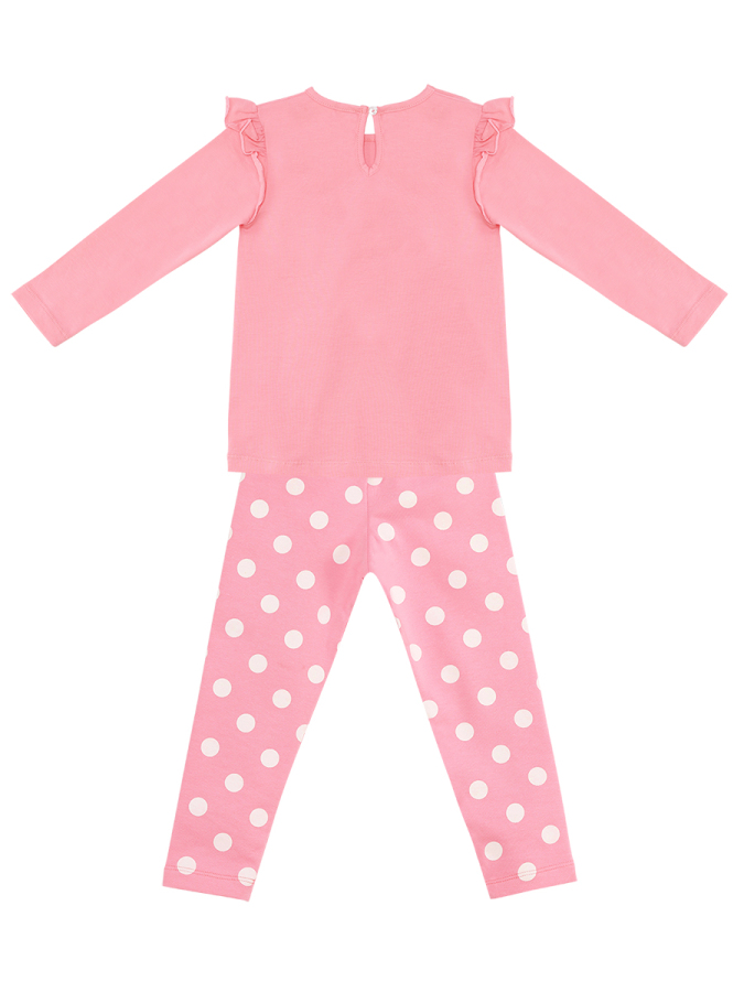 Little Lamb Baby Girl T-shirt and Leggings Set - 3