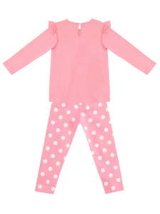 Little Lamb Baby Girl T-shirt and Leggings Set - 4