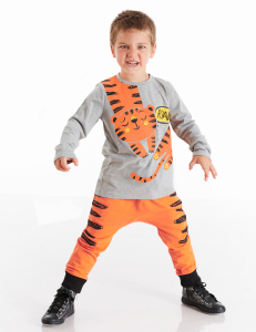 Little Tiger Boy Baggy Set - Denokids