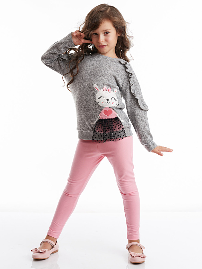 LMG Lily Girl Knitted Tunic&Leggings Set - 1