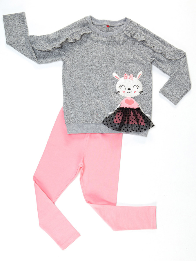 LMG Lily Girl Knitted Tunic&Leggings Set - 3