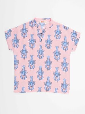 Lobster Pink Boy Shirt