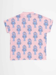 Lobster Pink Boy Shirt - Thumbnail