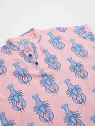 Lobster Pink Boy Shirt - Thumbnail