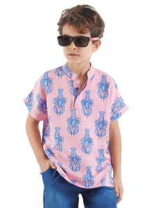 Lobster Pink Boy Shirt - 1