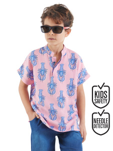 Lobster Pink Boy Shirt - MSHB&G