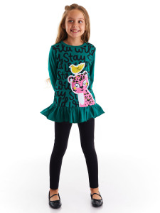 Loe&Bird Girl T-shirt&Leggings Set - Mushi