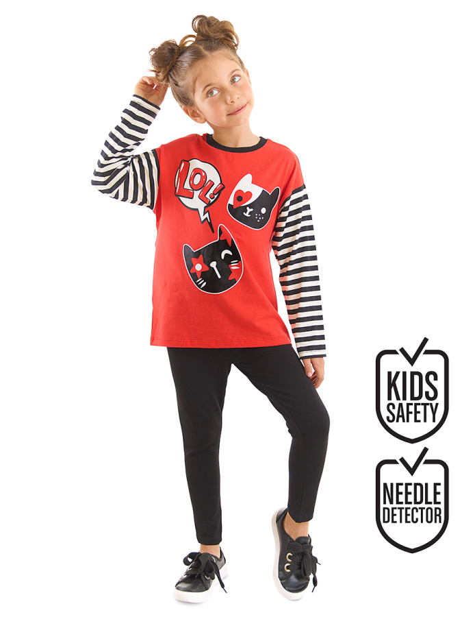 Lol Cat Girl Tunic&Leggings Set - 1