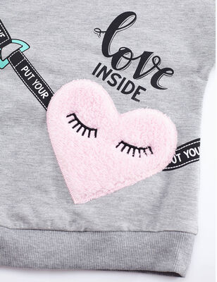 Love Inside Kız Sweatshirt Takım