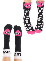 Love Kız Çocuk 2li Soket Çorap Takım - Thumbnail