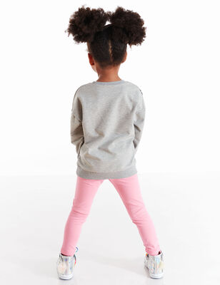 Love Inside Girl Sweatshirt&Leggings Set - 2