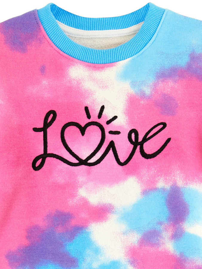 Love Tie-Dye Girl Tracksuit Set - 8