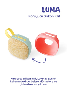 LUMA Pembe Koruyucu Silikon Kılıf - LUMA Şarkı ve Hikaye Kutusunu Darbe, Düşme ve Çizilmelere Karşı Korumak İçin Çocuk Dostu Esnek Kılıf - Lumaverse