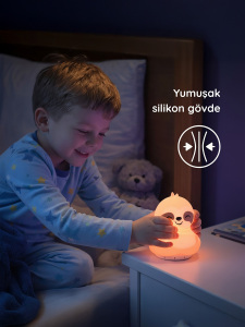 Lumaverse Lunora Beyaz Gürültü Makinesi | Bebek Uyku Cihazı | 7 Ses 9 Renk | Gece Lambası - 6