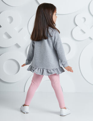 Magic Girl Pink/Grey Tunic+Leggings Set - 2