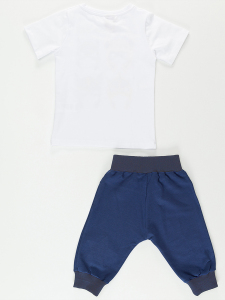 Maske Çetesi Erkek Çocuk T-shirt Kapri Şort Takım - 4