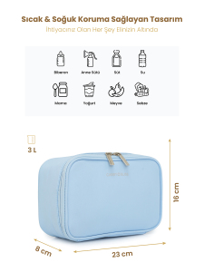 Mavi ThermaPouch Mama ve Atıştırmalık Çantası - 2