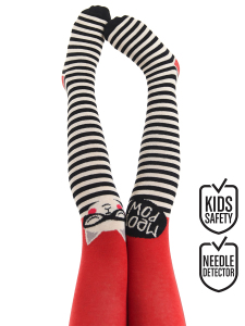 Meow Pow Girl Knit Stockings - MSHB&G
