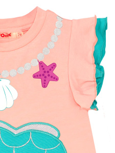 Mermaid Pink Girl Dress - 6