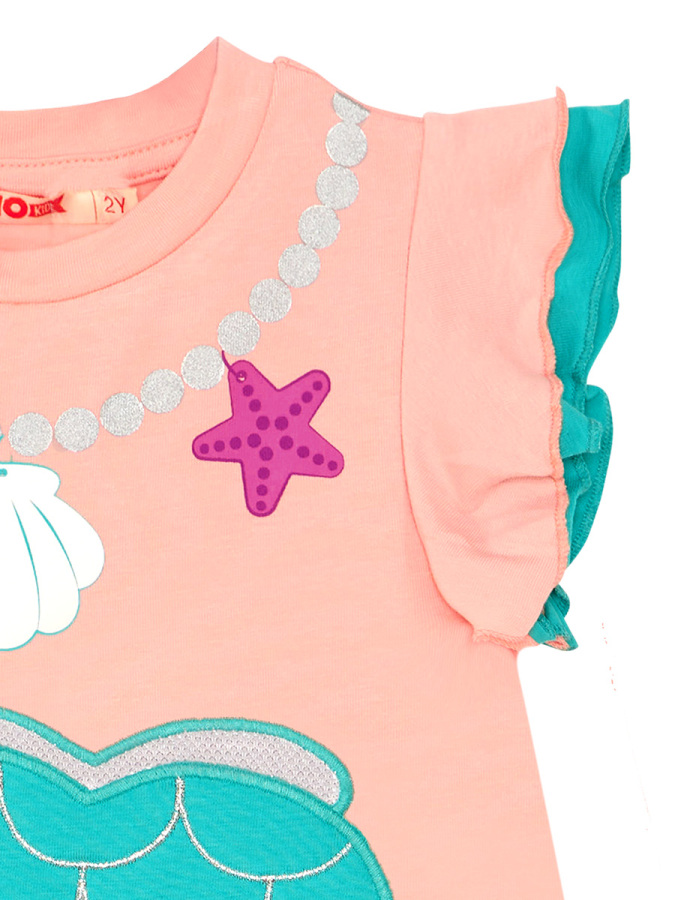 Mermaid Pink Girl Dress - 6