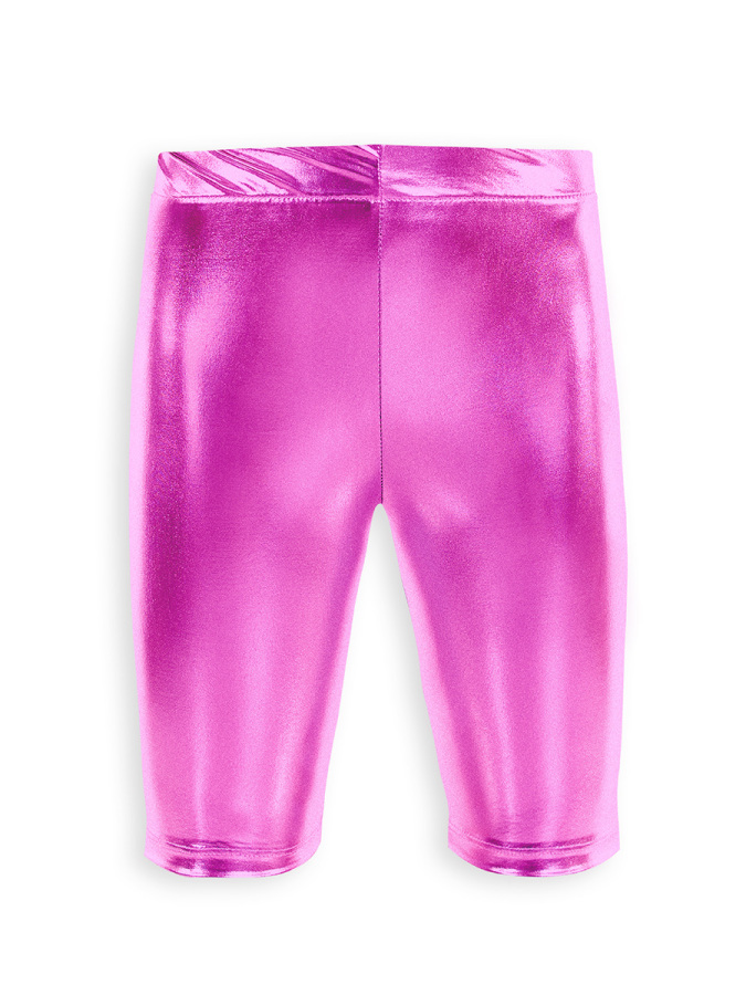 Metallic Colored Girl Foil Leggings - 3