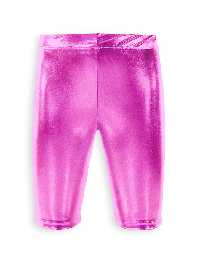 Metallic Colored Girl Foil Leggings - 4