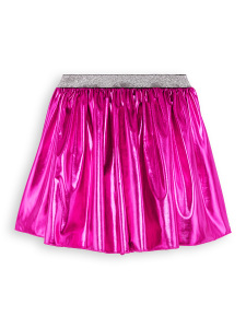 Metallic Pink Foil Girl Skirt - 4