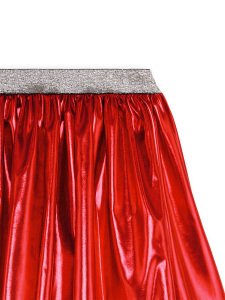 Metallic Red Foil Girl Skirt - 5