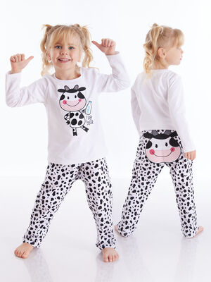 Milk Cow Girl Pants Set