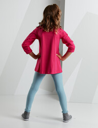 Milkshake Pink/Blue Girl Tshirt+Leggings Set - Thumbnail