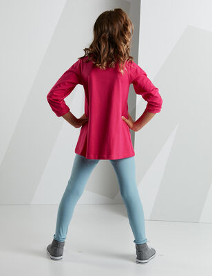 Milkshake Pink/Blue Girl Tshirt+Leggings Set