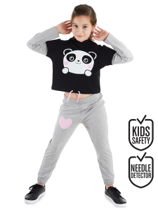 Minik Panda Kız Çocuk Eşofman Takım - 1