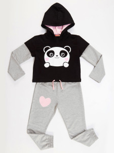 Minik Panda Kız Çocuk Eşofman Takım - 6
