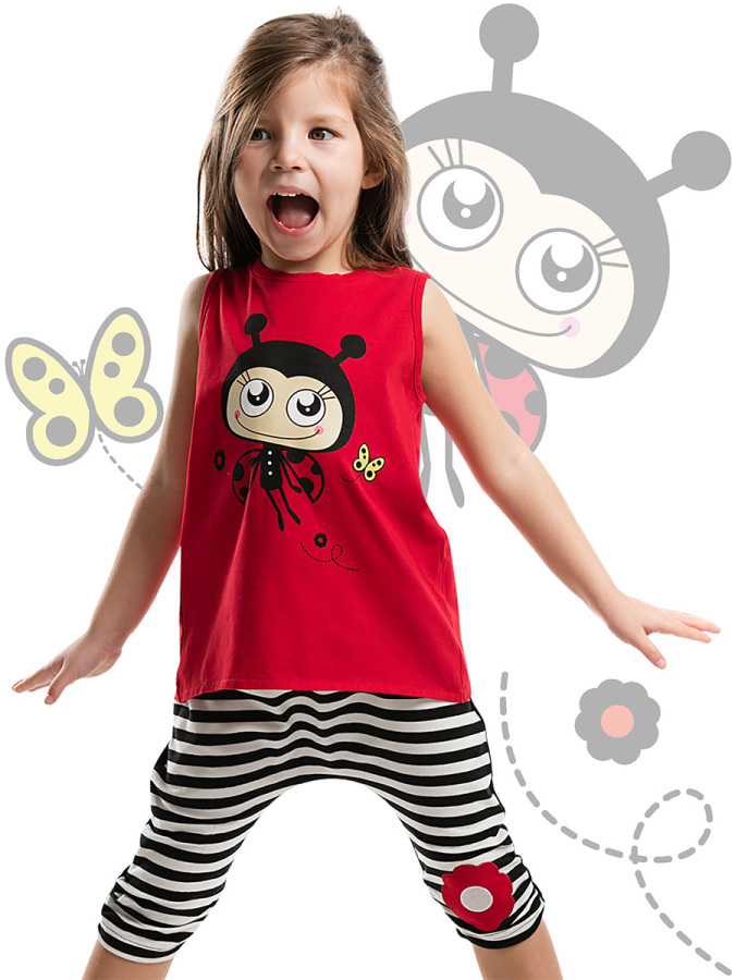 Miss Lady Bug Baggy Set - 1