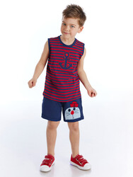 Monk Seal Boy T-shirt&Shorts Set - Thumbnail