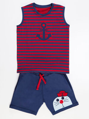 Monk Seal Boy T-shirt&Shorts Set