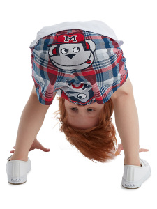 Monkey Ekose Erkek Çocuk T-shirt Şort Takım - 5