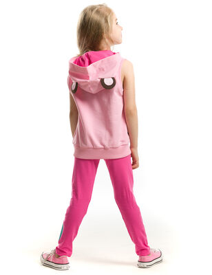 Monkey Sleeveless Sweatshirt Set - 2