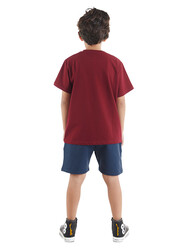 Monser Truck Boy T-shirt&Shorts Set - Thumbnail