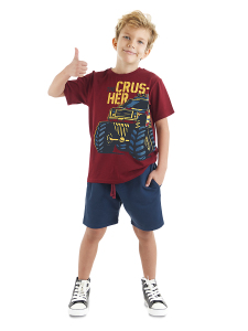 Monser Truck Boy T-shirt&Shorts Set - MSHB&G