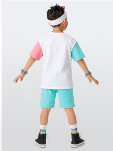 Erkek Çocuk Takım Canavar Baskılı %100 Pamuk T-Shirt Pamuk Şort Yazlık Takım - 3