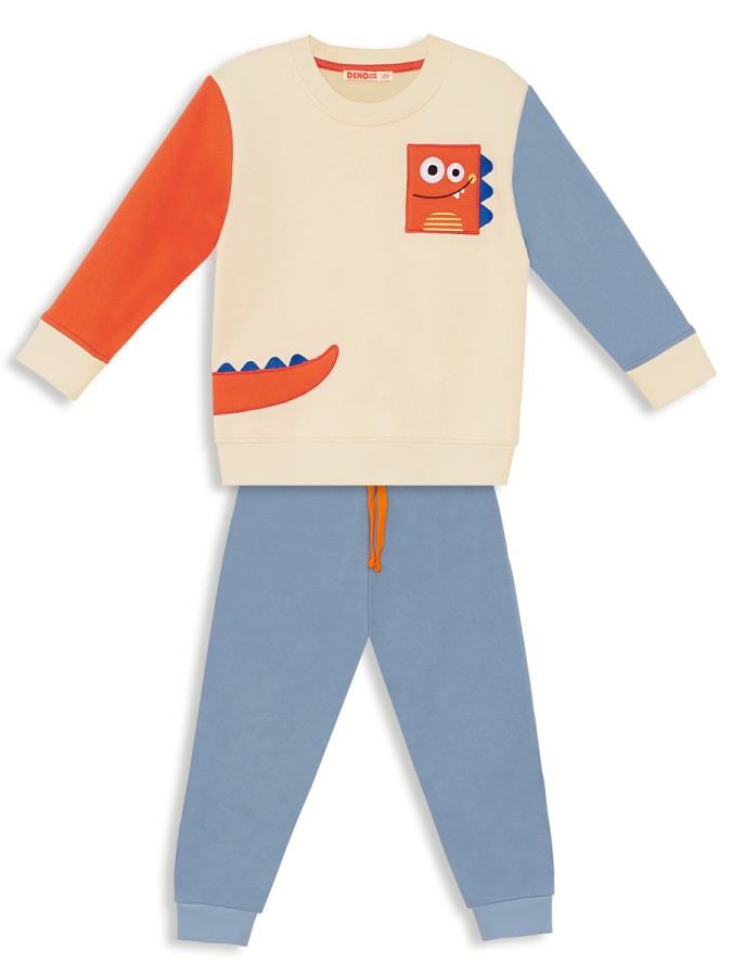 Monster Set Boy Colorblock Tracksuit - 4